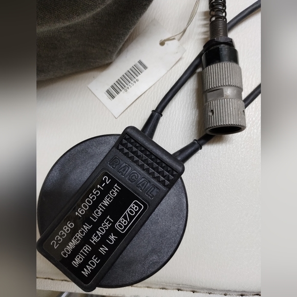 USGI MBITR Racal lightweight headset SOF Devgru PRC 152 148 Harris Thales - Picture 2 of 2